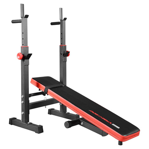 Train Hard® Multifunktionelle Hantelbank SET + 90 kg